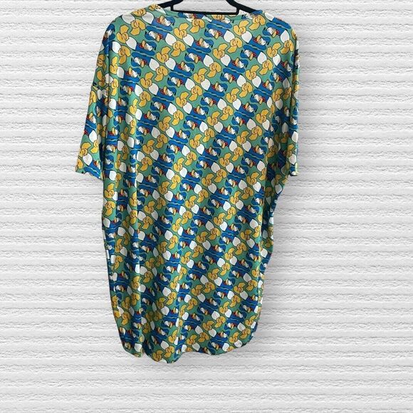 NWT Womens Lularoe Disney Donald Duck Sz Small Irma.Tag Is Small, But Fits Loose - Picture 6 of 15